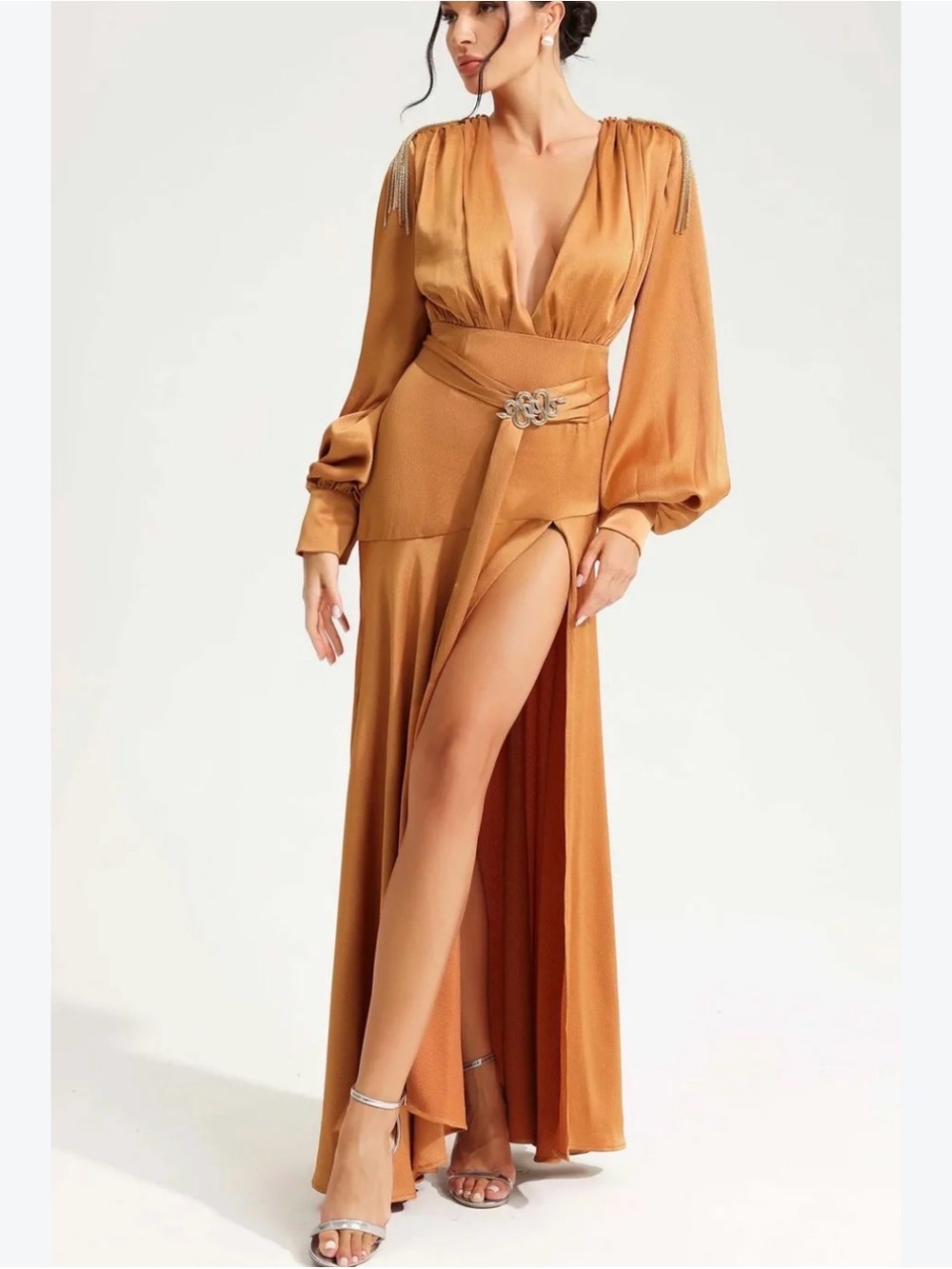 PHILIP LANG
Sermina Satin look Evening Dress Large